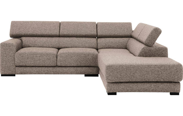 Goossens hoeksalon nora beige stof - 8190707-209-02