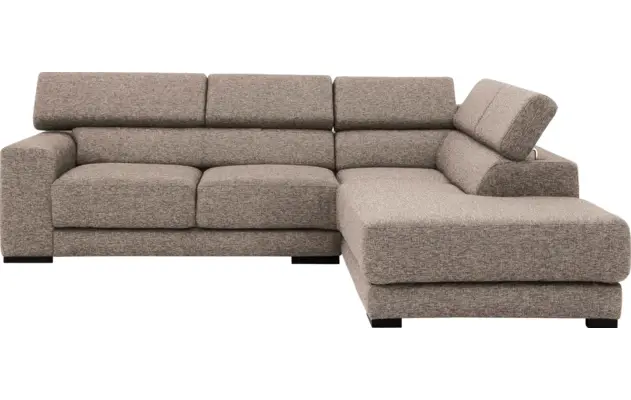 Goossens hoeksalon nora beige stof - 8190707-209-02