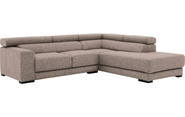 Goossens hoeksalon nora beige stof - 8190707-209-04