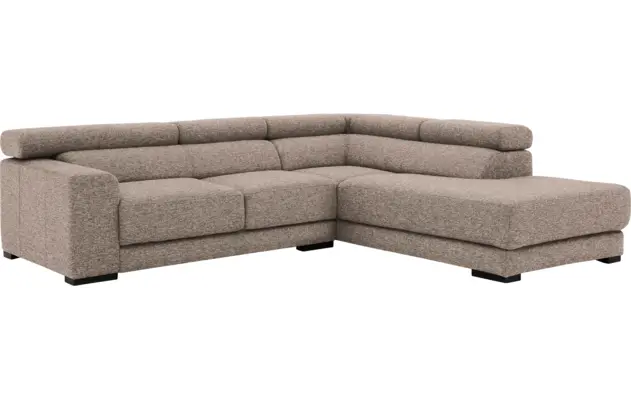 Goossens hoeksalon nora beige stof - 8190707-209-04