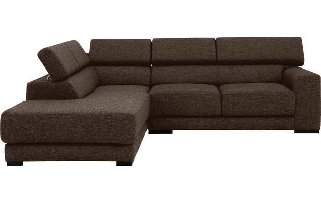 Goossens hoeksalon nora bruin stof - 8190707-211-02-gespiegeld