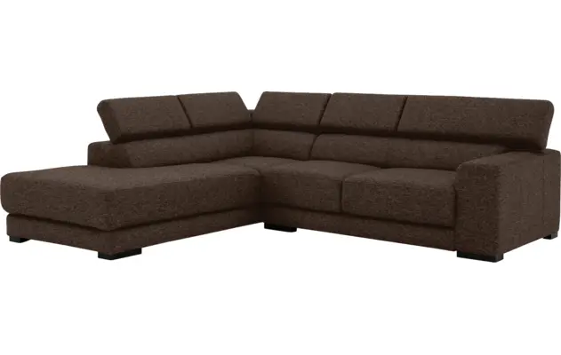 Goossens hoeksalon nora bruin stof - 8190707-211-03-gespiegeld