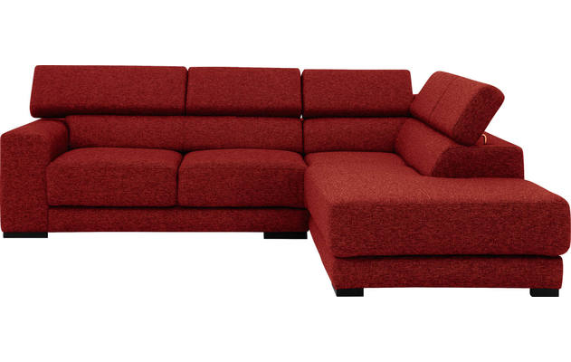 Goossens hoeksalon nora rood stof - 8190707-216-02