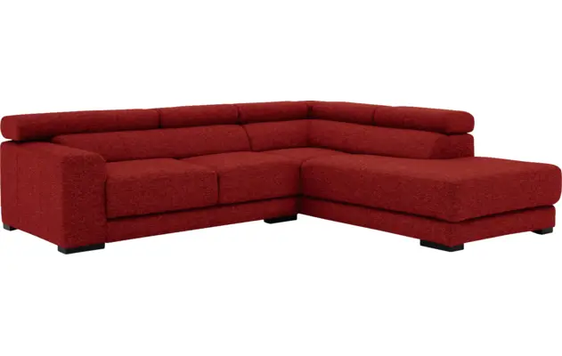 Goossens hoeksalon nora rood stof - 8190707-216-04