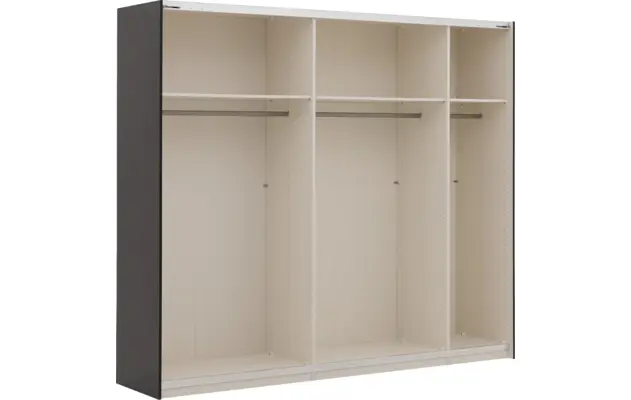 Goossens kledingkast easy storage sdk zwart hoogwaardig meubelplaat - 8190735-06