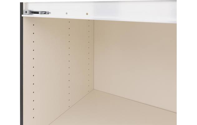 Goossens kledingkast easy storage sdk zwart hoogwaardig meubelplaat - 8190756-04