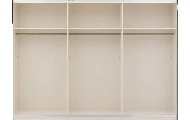 Goossens kledingkast easy storage sdk zwart hoogwaardig meubelplaat - 8190765-03
