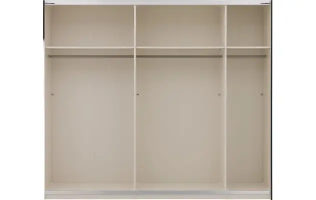 Goossens kledingkast easy storage sdk zwart hoogwaardig meubelplaat - 8190776-07