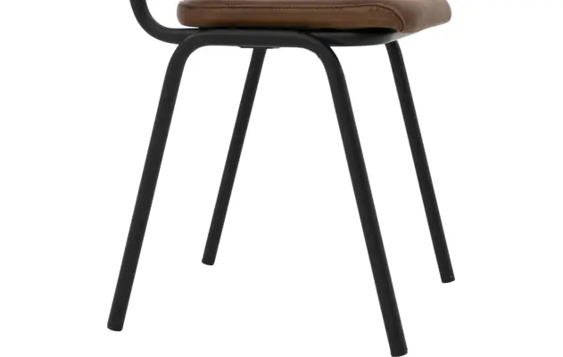 Goossens eetkamerstoel chaplin bruin leer - 8190780-06