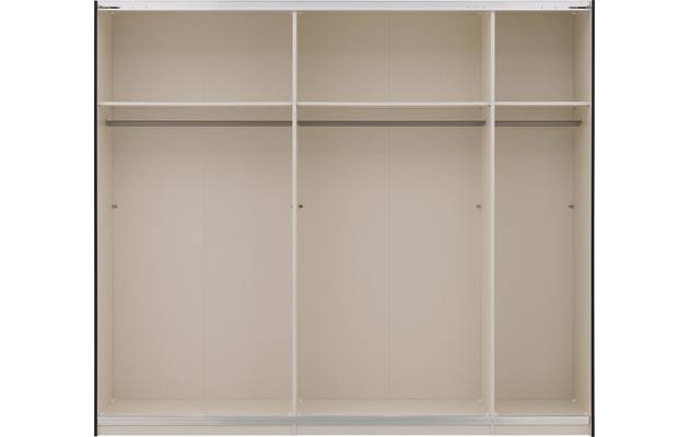 Goossens kledingkast easy storage sdk zwart hoogwaardig meubelplaat - 8190806-07