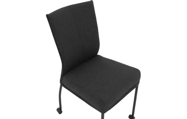 Goossens eetkamerstoel funk grijs stof - 8191003-05