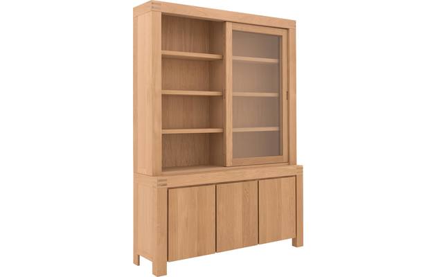 Goossens buffetkast clear blank eiken - 8191053-02