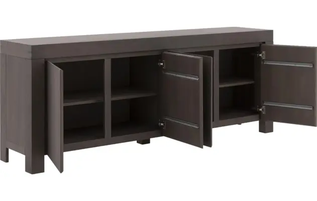 Goossens dressoir clear donker bruin eiken - 8191056-03