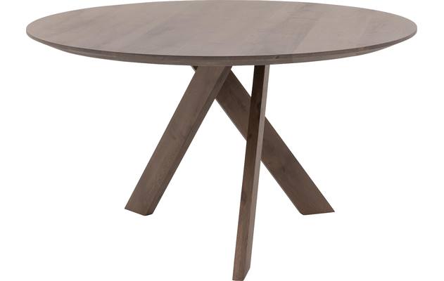 Goossens eettafel het gesprek donker bruin eiken - 8191060-03