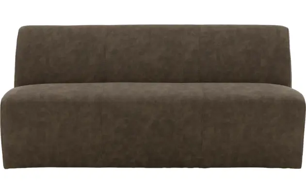 Goossens eetbank montana groen microvezel - 8191119-02