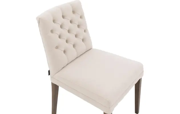 Goossens eetkamerstoel pearl wit stof - 8191167-04