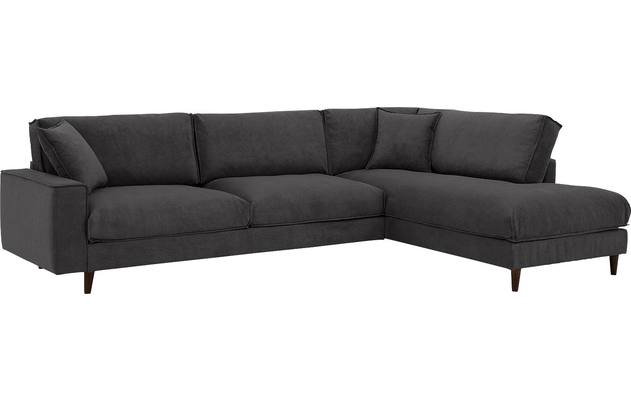 Goossens hoeksalon jonas grijs stof - 8191185-1456-02