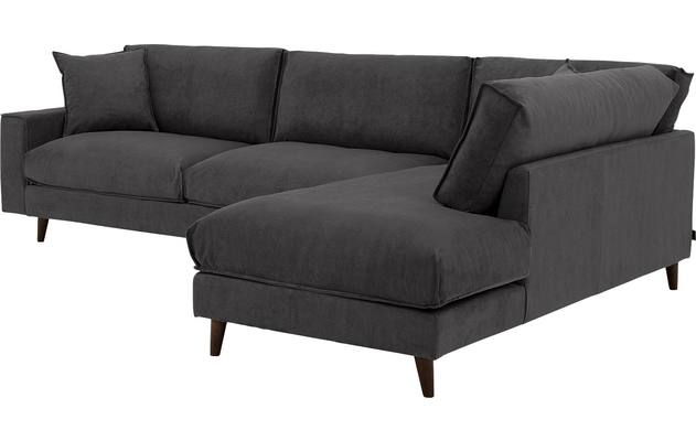 Goossens hoeksalon jonas grijs stof - 8191185-1456-03