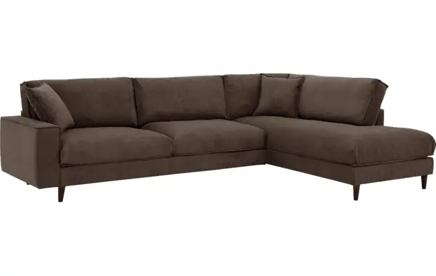 Goossens hoeksalon jonas grijs stof - 8191185-1458-02