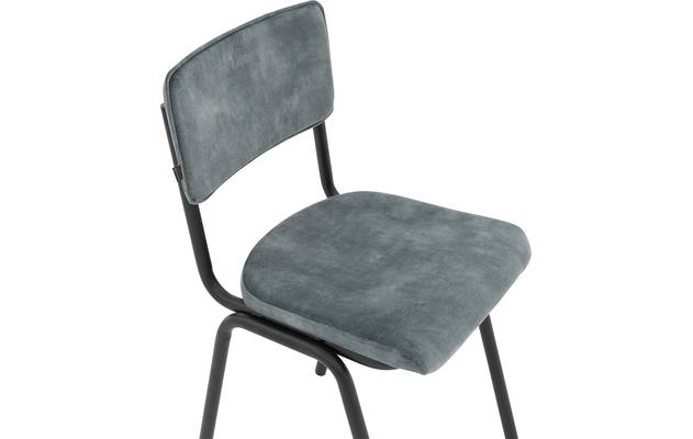 Goossens eetkamerstoel chaplin grijs stof - 8191698-04