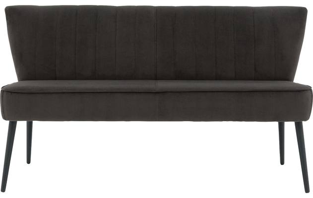 Goossens eetbank rob bruin stof - 8191699-01