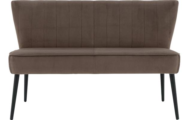 Goossens eetbank rob bruin stof - 8191700-01