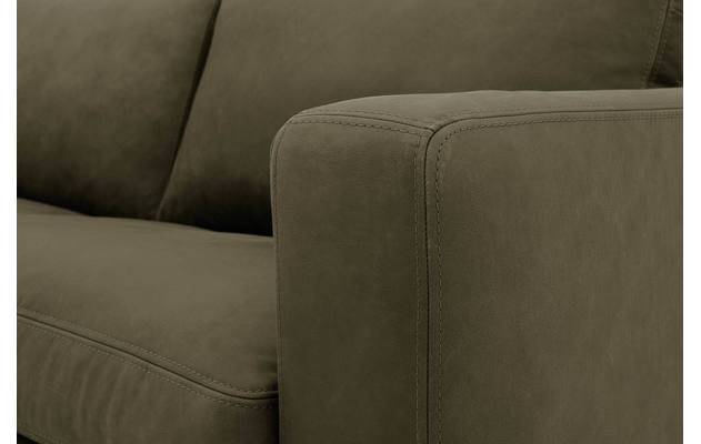 Goossens excellent zitbank jovani groen leer - 8192112-418-06