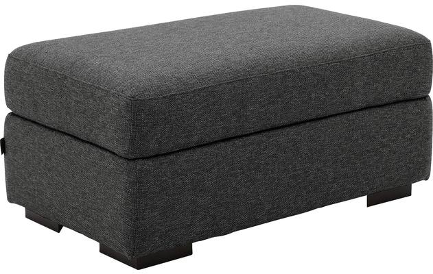 Goossens voetenbank lucca grijs stof - 8192539-460-02