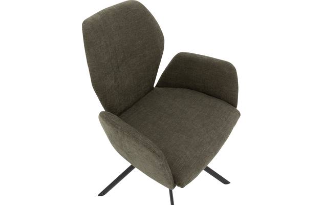 Goossens eetkamerstoel hera groen stof - 8193222-07