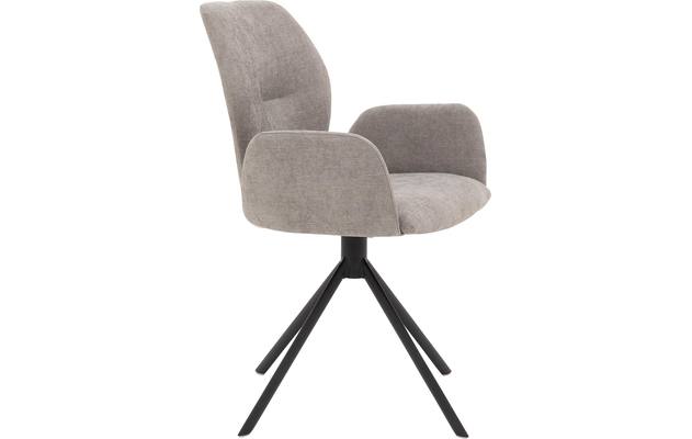 Goossens eetkamerstoel hera grijs stof - 8193225-02