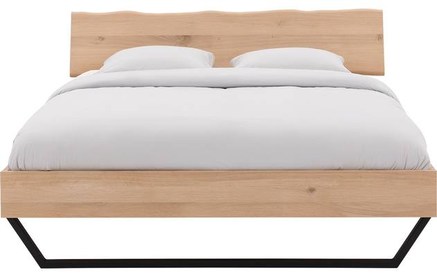 Goossens bedframe slade onbewerkt eiken - 8194072-02