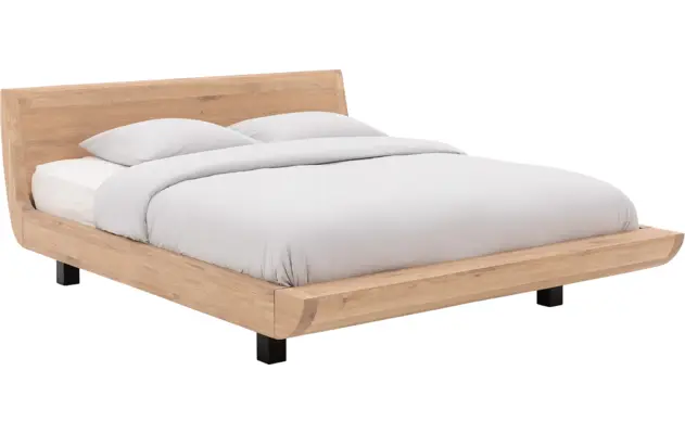 Goossens excellent bedframe denzo wit eiken - 8194076-09