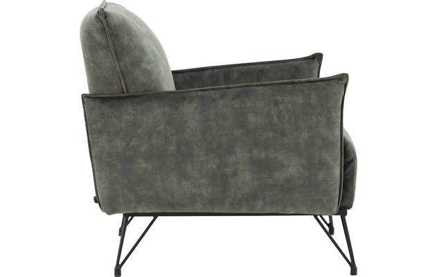 Goossens basic fauteuil lygo groen stof - 8194142-03