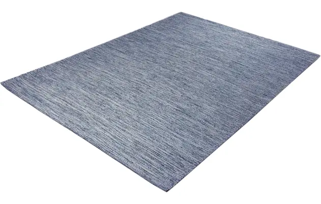 Goossens basic tapijt tealo blauw katoen - 8194387-02
