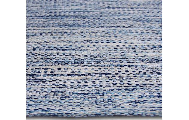 Goossens basic tapijt tealo blauw katoen - 8194388-04