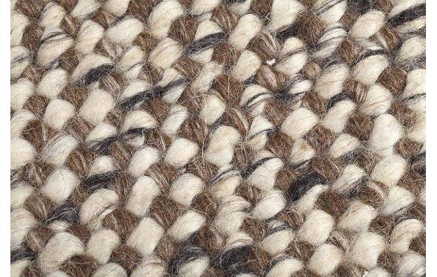 Goossens eco tapijt assisa bruin wol - 8194392-03