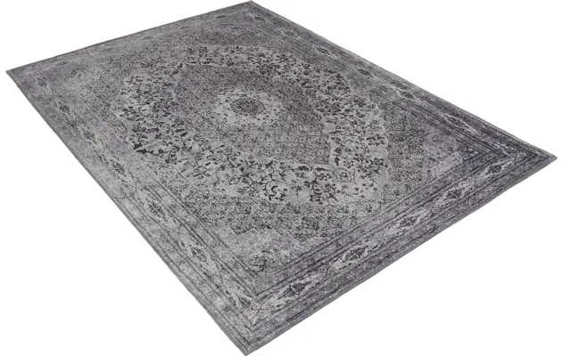 Goossens basic tapijt canto zwart katoen - 8194424-02