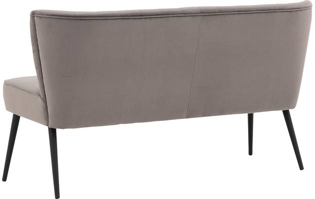 Goossens eetbank rob grijs stof - 8195349-06