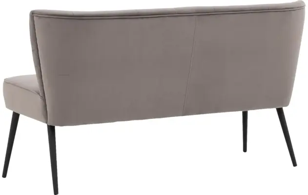Goossens eetbank rob grijs stof - 8195349-06