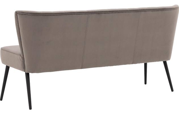 Goossens eetbank rob grijs stof - 8195350-03
