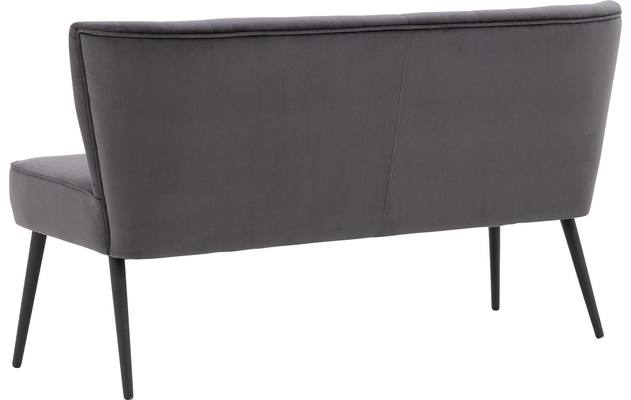 Goossens eetbank rob grijs stof - 8195352-05