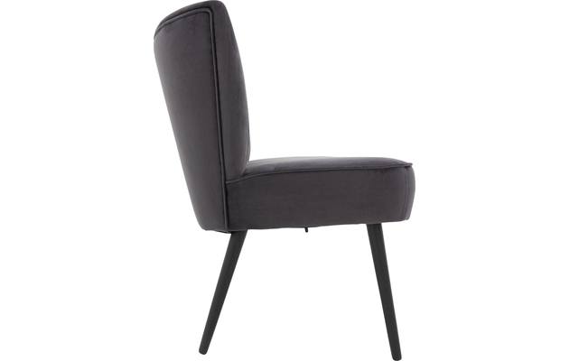 Goossens eetbank rob grijs stof - 8195353-05