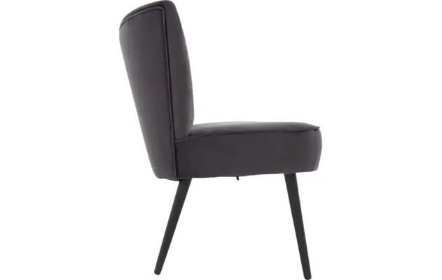 Goossens eetbank rob grijs stof - 8195353-05