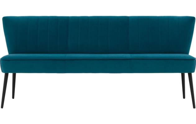 Goossens eetbank rob blauw stof - 8195354-01
