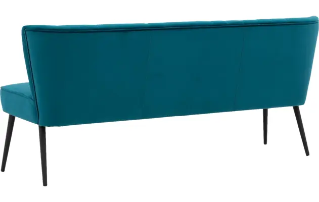 Goossens eetbank rob blauw stof - 8195354-03