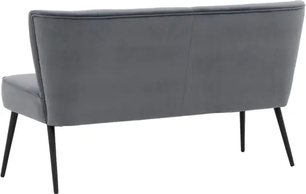 Goossens eetbank rob blauw stof - 8195355-03