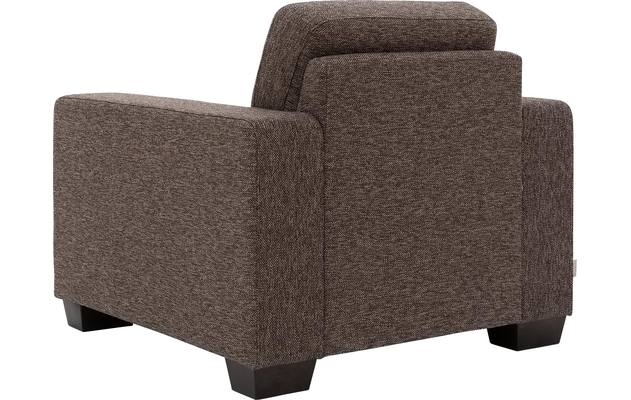 Goossens fauteuil n joy divana bruin stof - 8195434-03