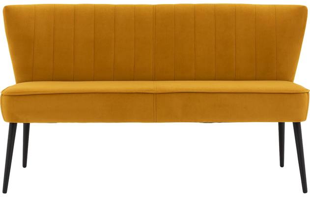 Goossens eetbank rob geel stof - 8195921-01