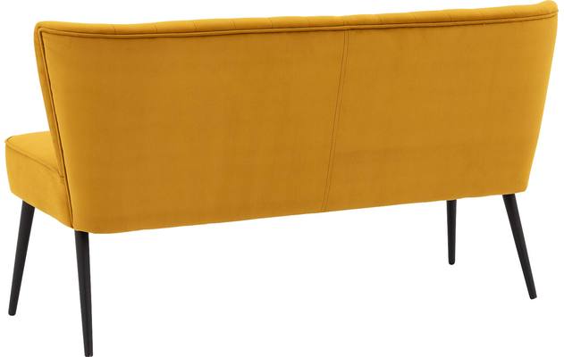 Goossens eetbank rob geel stof - 8195921-03