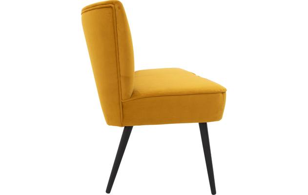 Goossens eetbank rob geel stof - 8195921-05